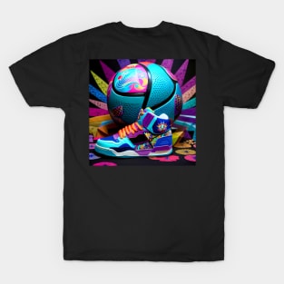 Shoes and basketball T-Shirt